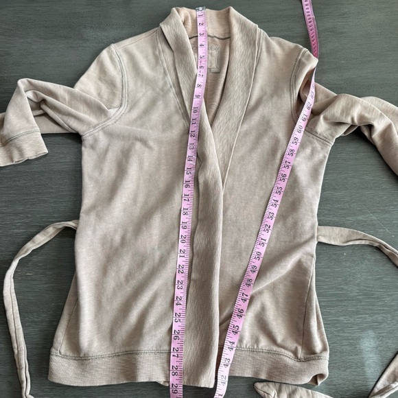 Banana Republic Tan Heritage Wrap Top S Beige Brown - Picture 12 of 13